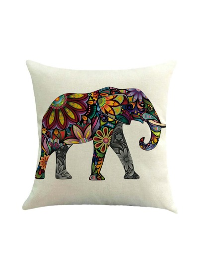 Federa con stampa di elefante
