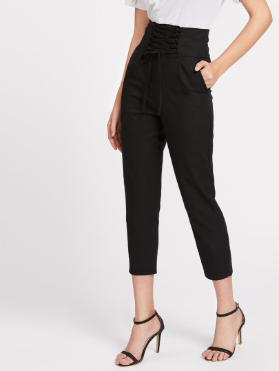 Pantaloni con laccetti