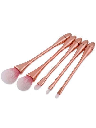 Brosse à maquillage doux à deux tons 5pcs