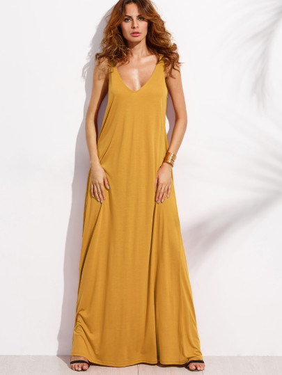 Robe col en double V