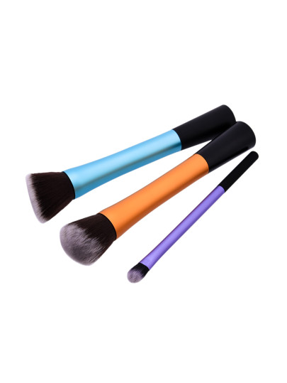 Set di pennello da trucco di blocco di colore 3pcs