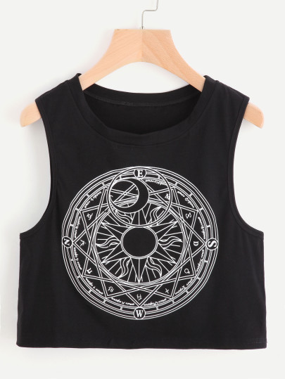 Tank Top con estampado de Magic Array