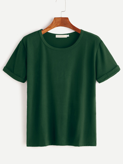 Tee in polsi arrotolato