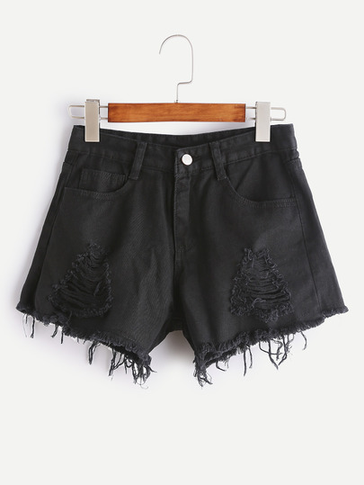 Shorts élimé rétro à carreaux
