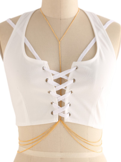 Layered Chain Body Harness