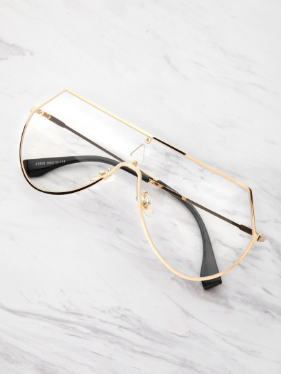 Triangle Cut Visor Glasses