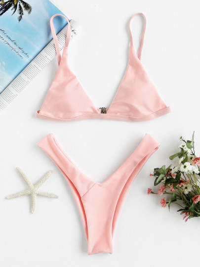 Set di bikini da spiaggia di triangolo