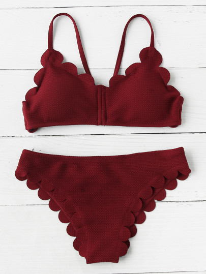Bikini Set mit Ausgebogte Ordnung