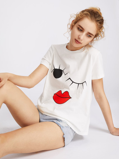 Camiseta con estampado