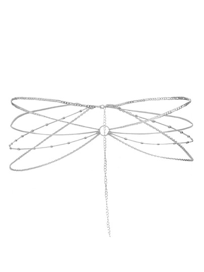 Chaîne de la taille à étages avec une bague de connexion