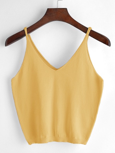 V Top Cami Scollo a V