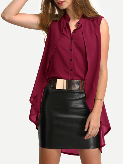 Camicetta in chiffon