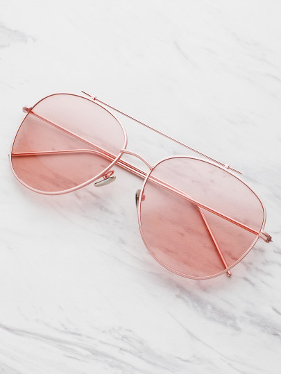 Top Bar Aviator Sunglasses