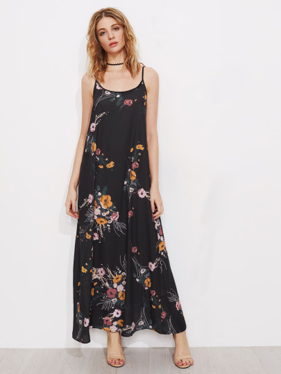 Vestido de tirantes finos con estampado