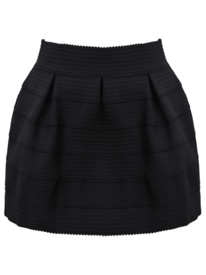 Zipper Waist Tulip Skirt