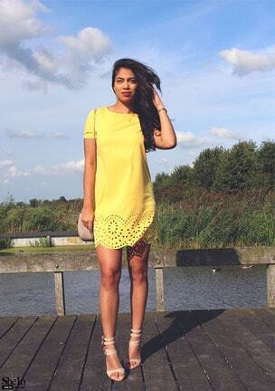 Yellow Short Dress