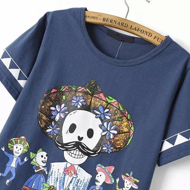 skull shirt shein