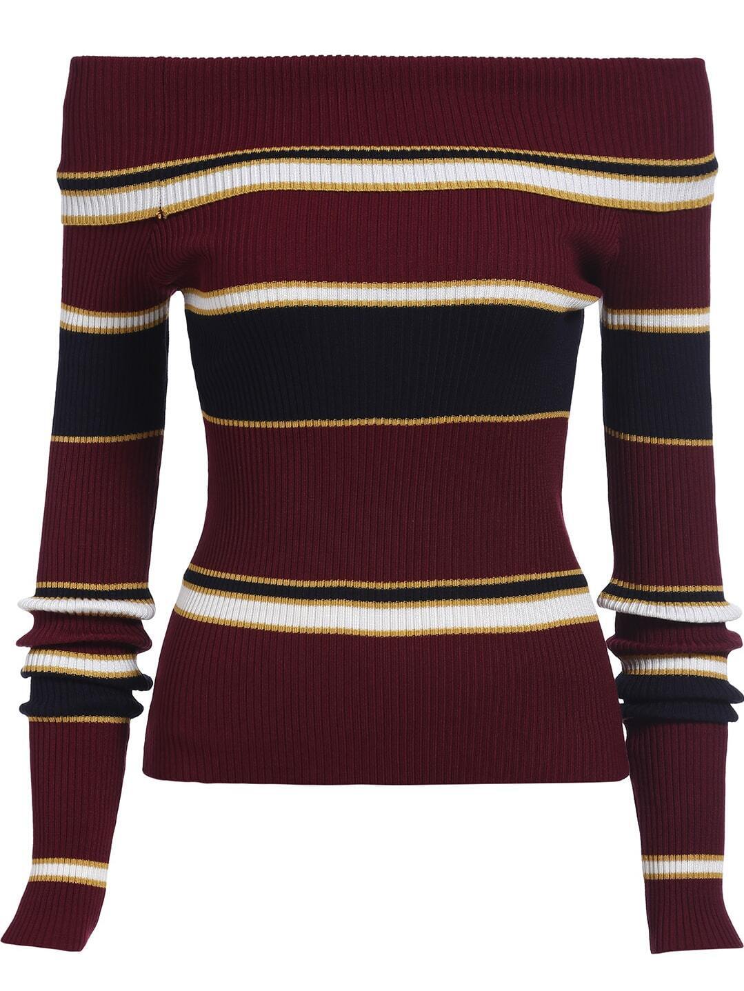 ta boat show promo code pull en tricot 224 rayure rouge french shein sheinside ta boat show promo code pull en tricot 224 rayure rouge french shein sheinside
