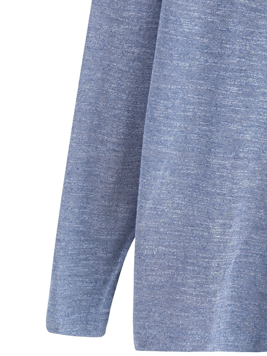 blue loose shirt
