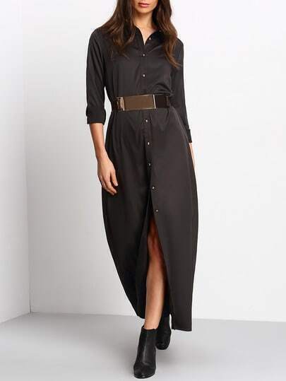 Vestito maniche lunghe nero