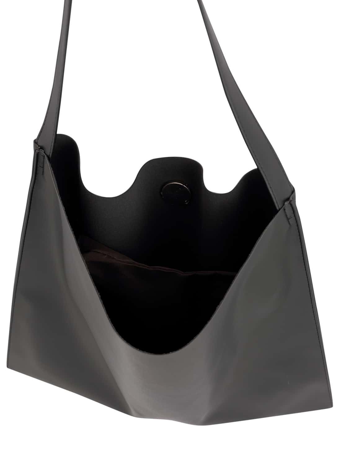 Black Casual PU Shoulder Bag SheIn(Sheinside)