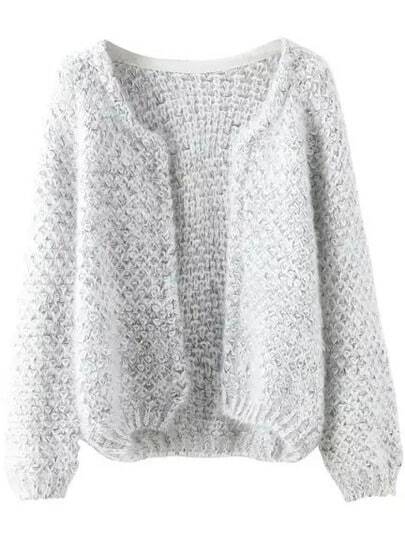 Vestito in mohair con maniche lunghe