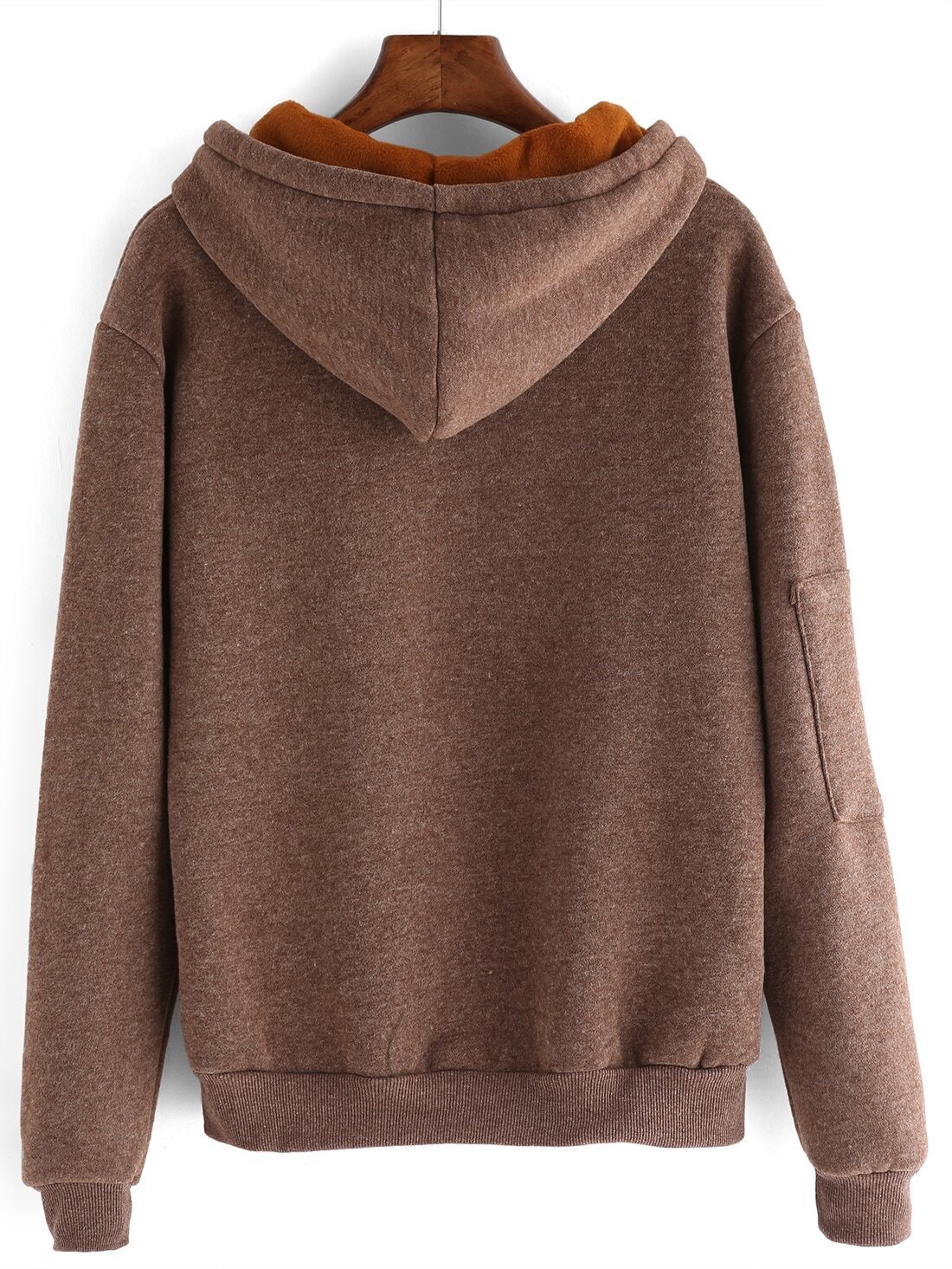 Brown hooded sweatshirt Clearance