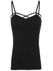 Hollow Slim Cami Top
