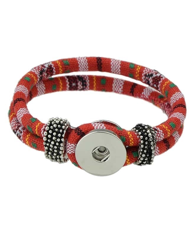 Red Cotton Women Bracelet