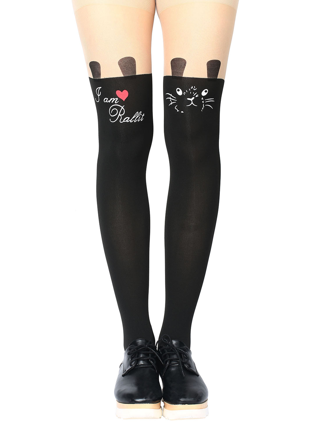 Cat Print Tights