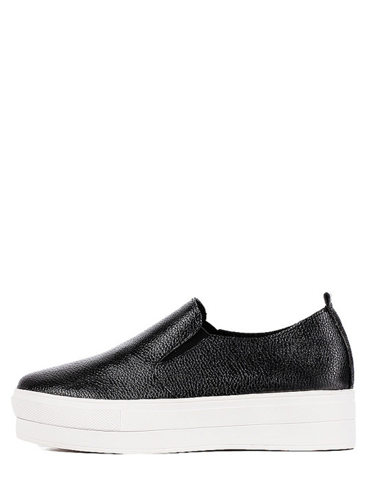 Black Star Style Round Toe Casual Loafter Shoes