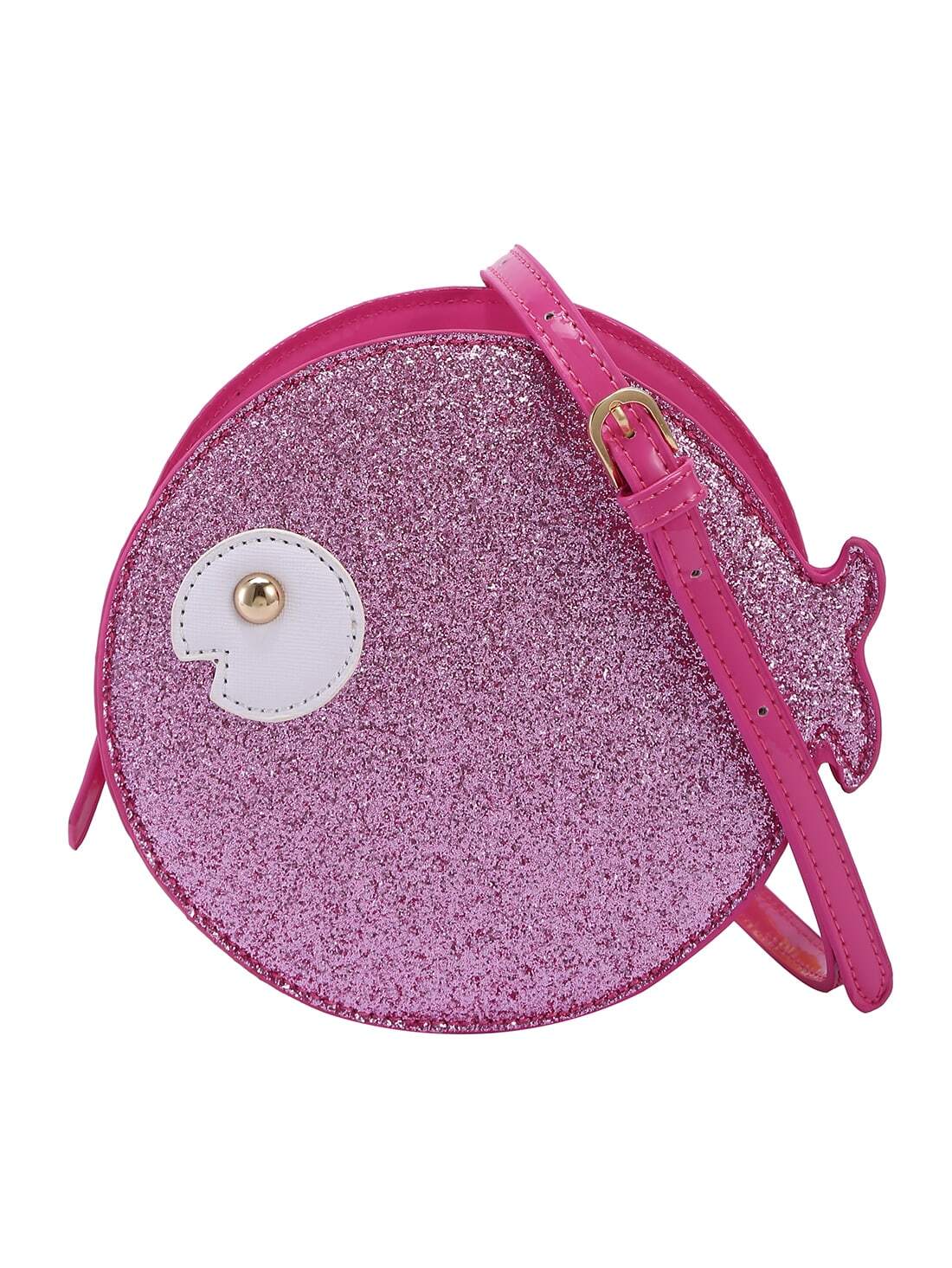 Pink Glitter Fish Bag