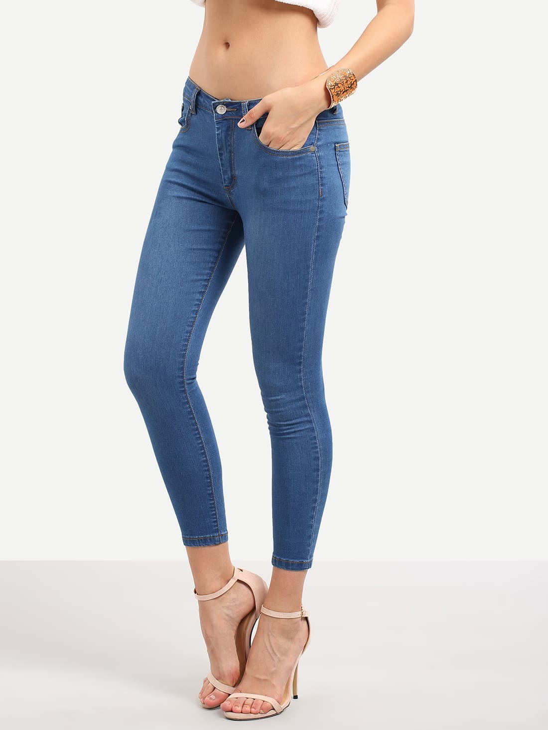 stretchy skinny jeans
