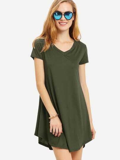 Olive Green Dress