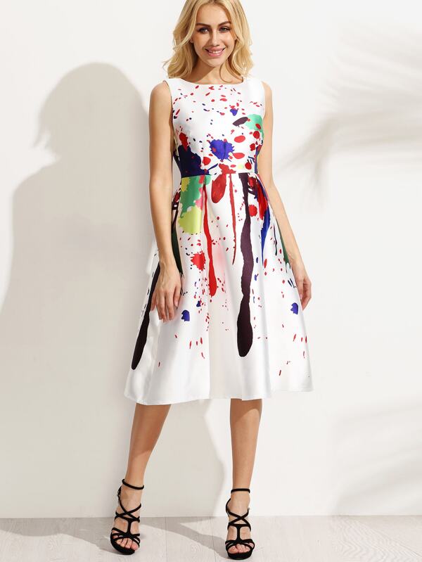 Paint Splatter Dress