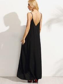 shein spaghetti maxi strap dress