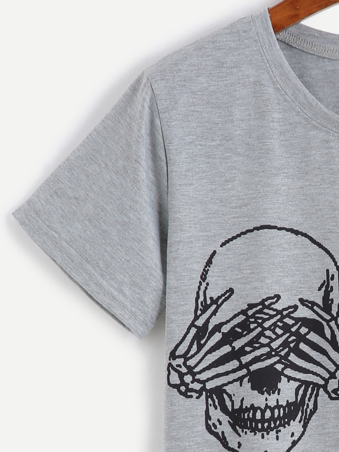 skull shirt shein