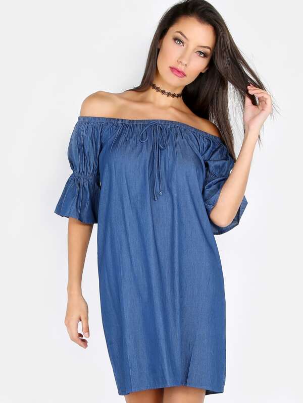 Half Shoulder Dress