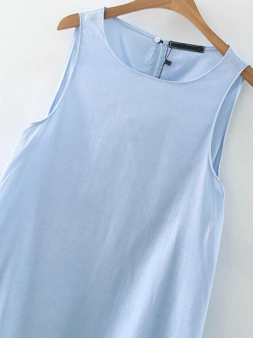 shein blue midi dress
