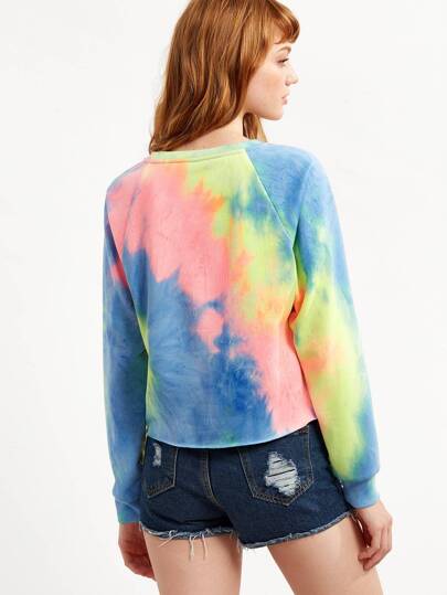 pastel multicolor sweatshirt