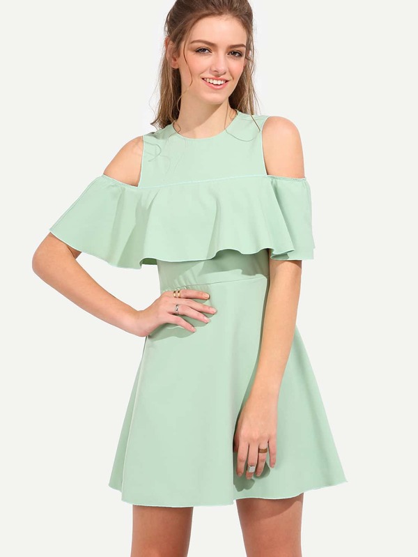 Half Shoulder Dress