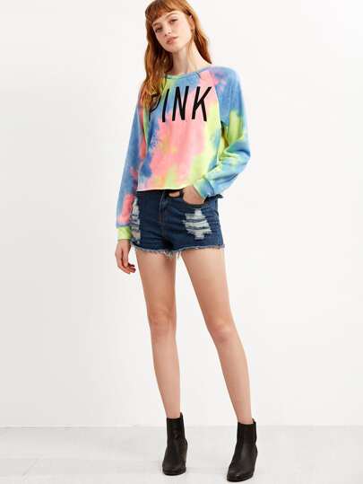 pastel multicolor sweatshirt