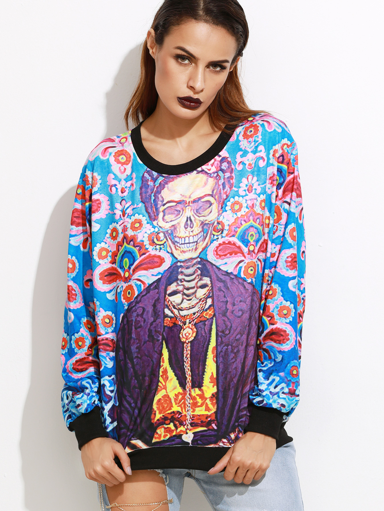 skull shirt shein