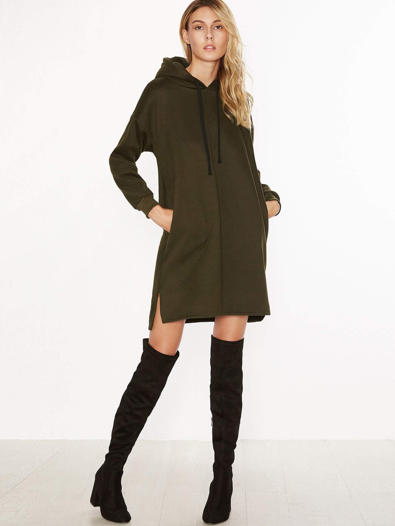 shein sweatshirt dress