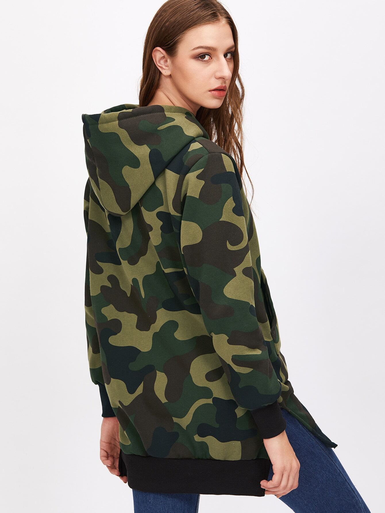 sweatshirt with side pockets