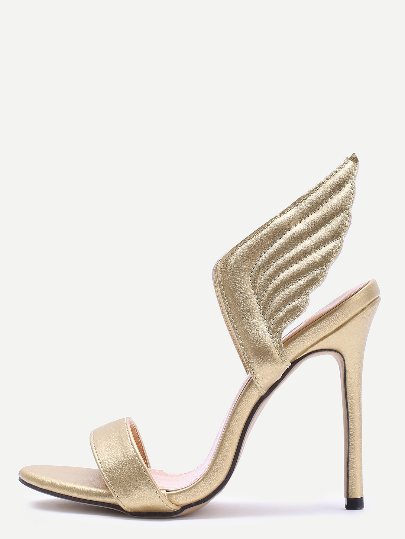 gold stiletto high heels gold wings stiletto high heels shein sheinside gold stiletto high heels gold wings stiletto high heels shein sheinside