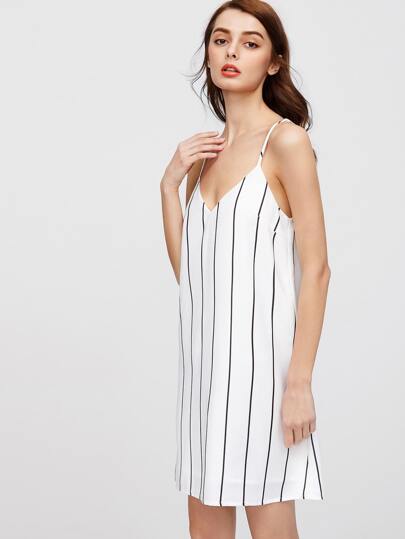 cami dress with shirt underneath