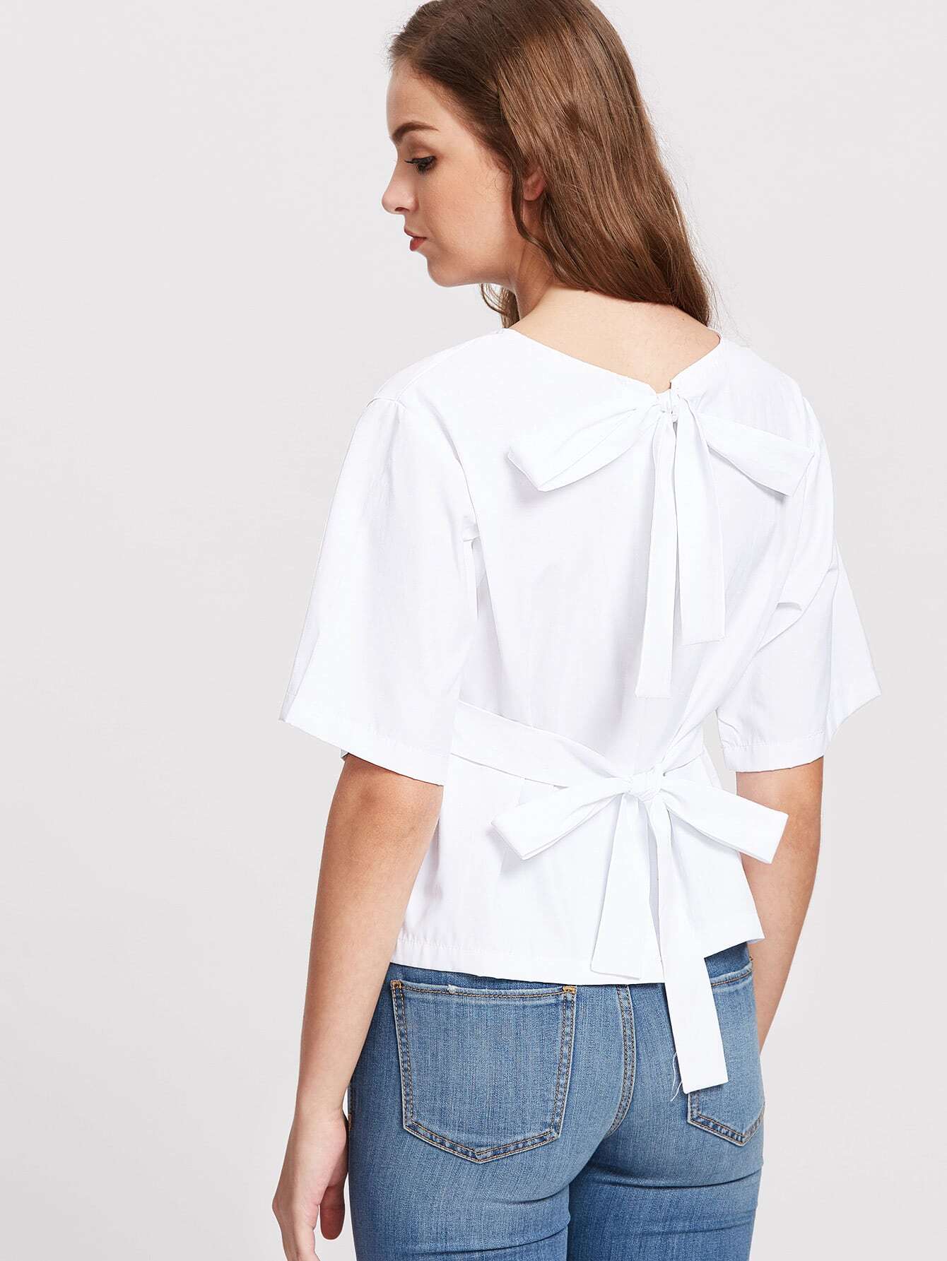 bow tie top for women