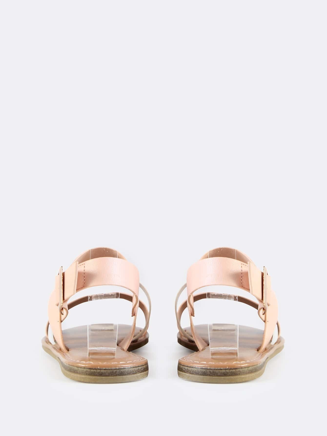 gold band sandals