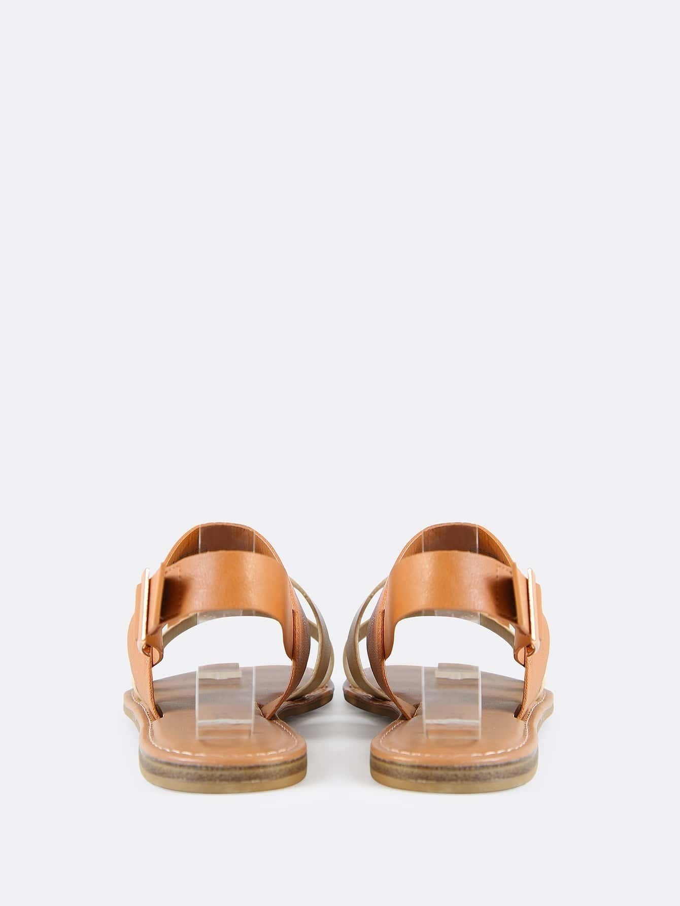gold band sandals